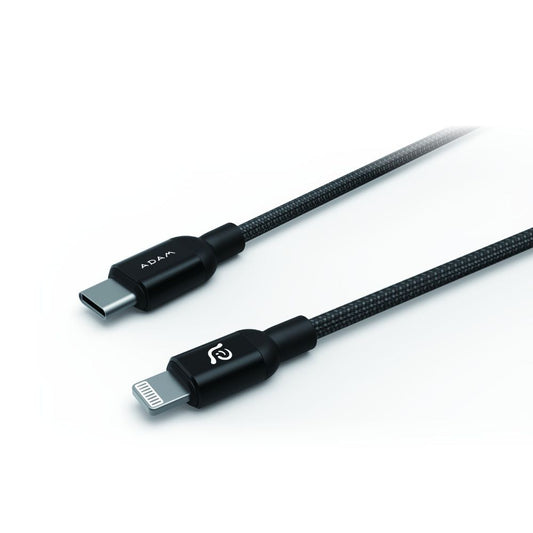 Adam Peak ll Usb-C To Lightning Cable - Black, 30Cm
