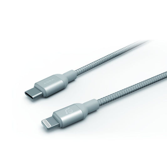 Adam Peak ll Usb-C To Lightning Cable - Silver, 30Cm