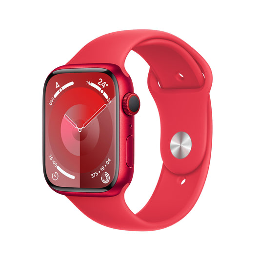 Apple Watch Series 9 GPS + Cellular 45mm (PRODUCT)RED Aluminium Case with (PRODUCT)RED Sport Band - M/L