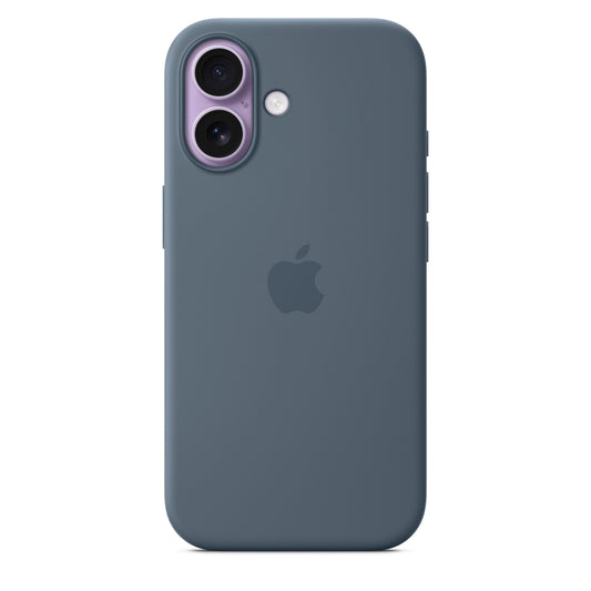 iPhone 17 Silicone Case with MagSafe - Anchor Blue