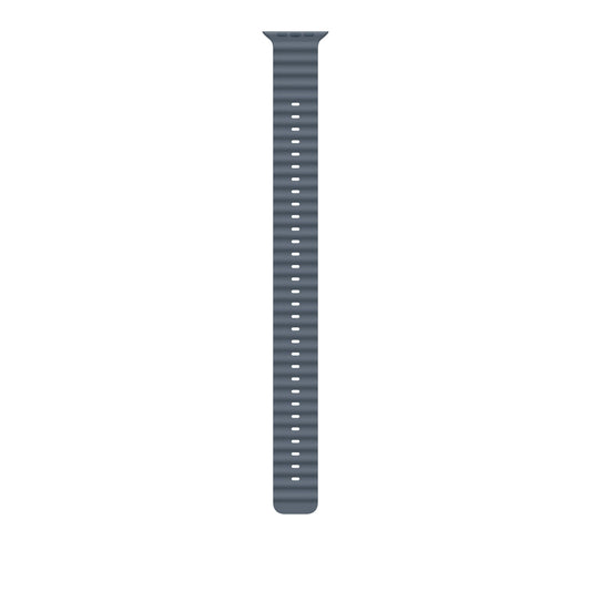 49mm Anchor Blue Ocean Band Extension - Natural Titanium Finish
