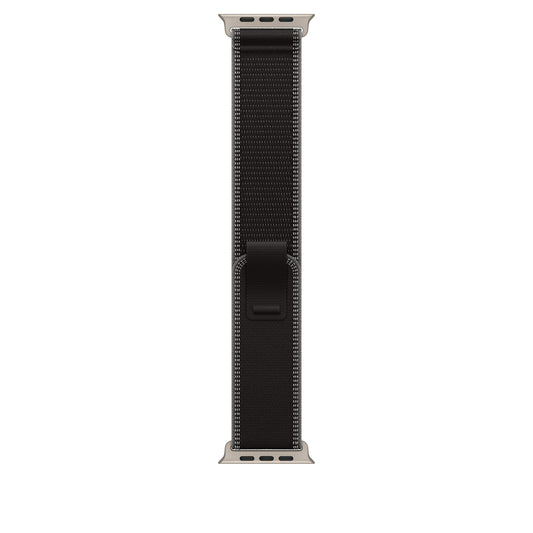 49mm Black/Charcoal Trail Loop – S/M - Natural Titanium Finish