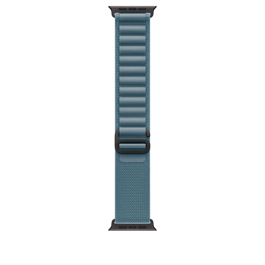 49mm Light Blue Alpine Loop - Medium - Black Titanium Finish