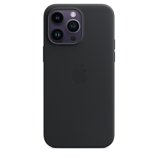 iPhone 14 Pro Max Leather Case with MagSafe - Midnight
