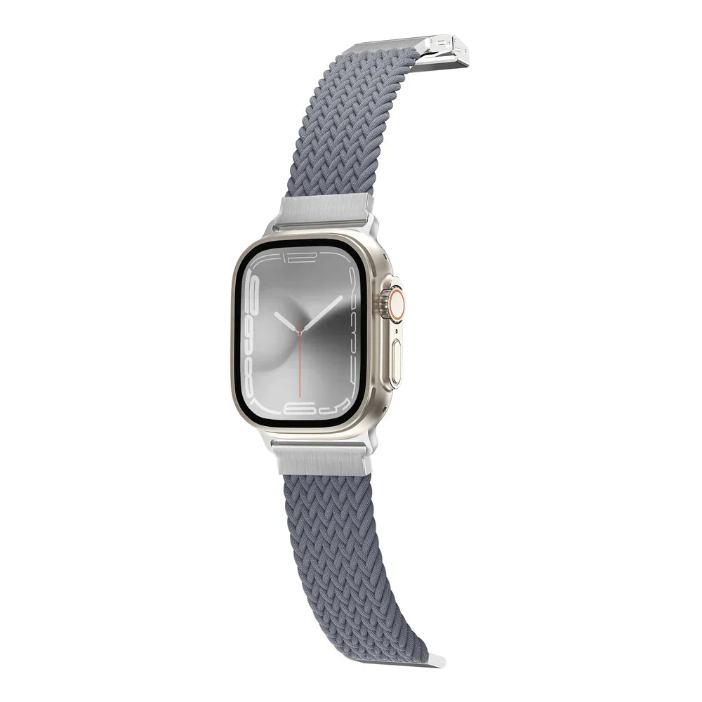 AmazingThing TITAN WEAVE II Braided Sport Band for Apple Watch 8/9 41mm - Grey