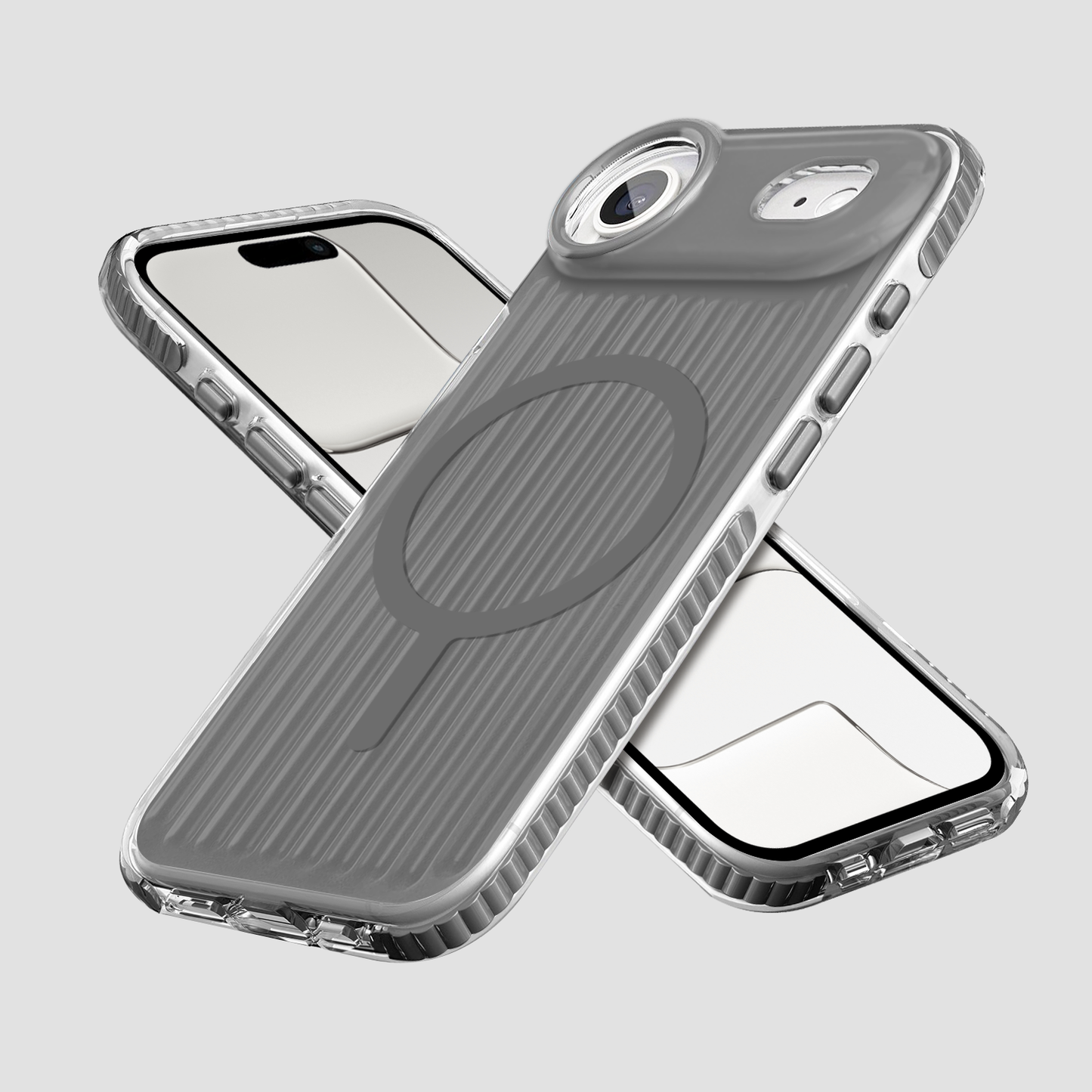 GRIPP ARMOR MS CASE  IPH 17 AIR-MIST GRY