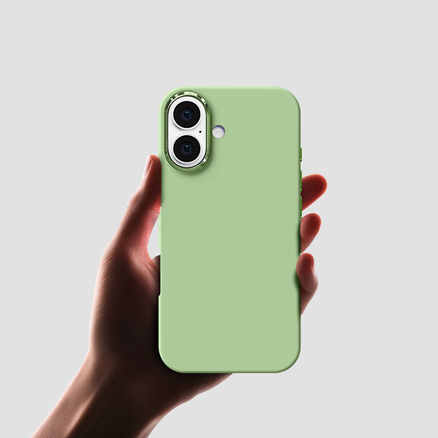 GRIPP RUBON MS CASE  IPH 17  - SAGE GRN