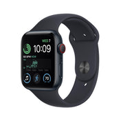 Apple Watch SE GPS + Cellular 44mm Midnight Aluminium Case with Midnight Sport Band - Regular