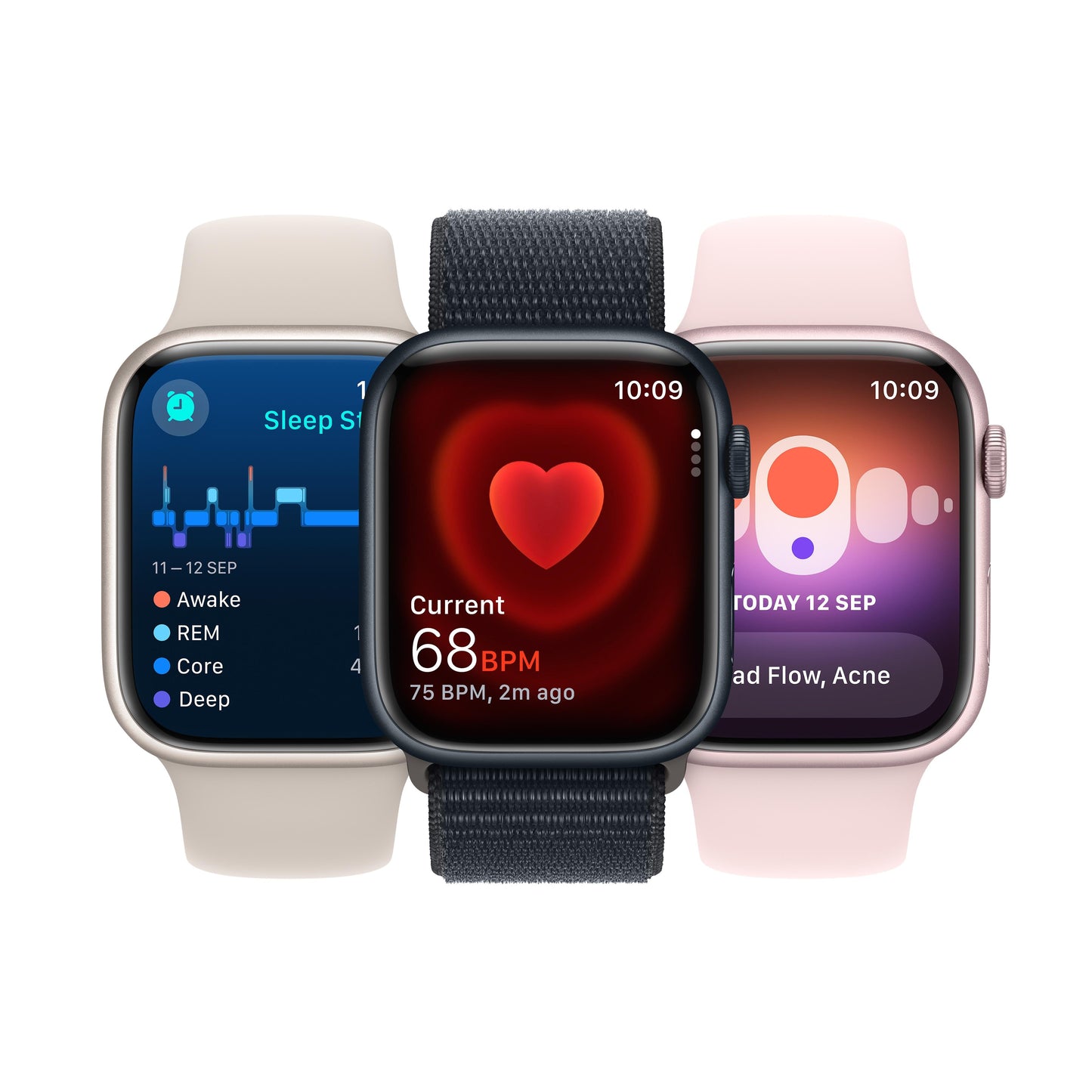 Apple Watch Series 9 GPS + Cellular 41mm (PRODUCT)RED Aluminium Case with (PRODUCT)RED Sport Band - M/L