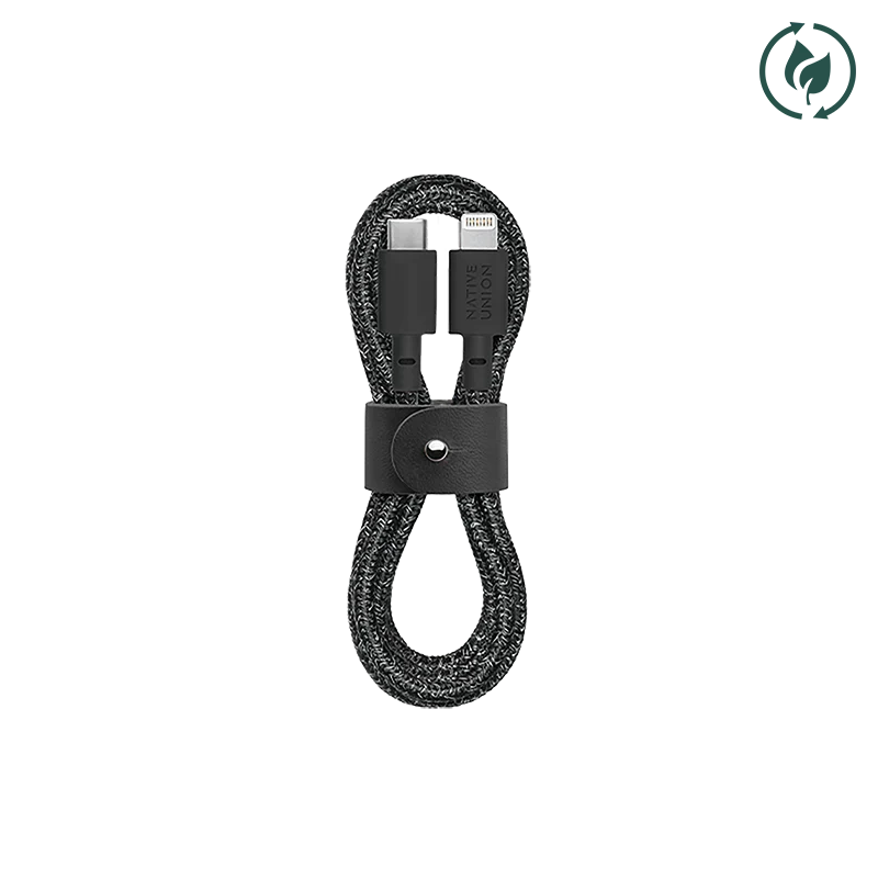 BELT CABLE-KV-C-LIGHTNING-COSMOS BLACK(3M)