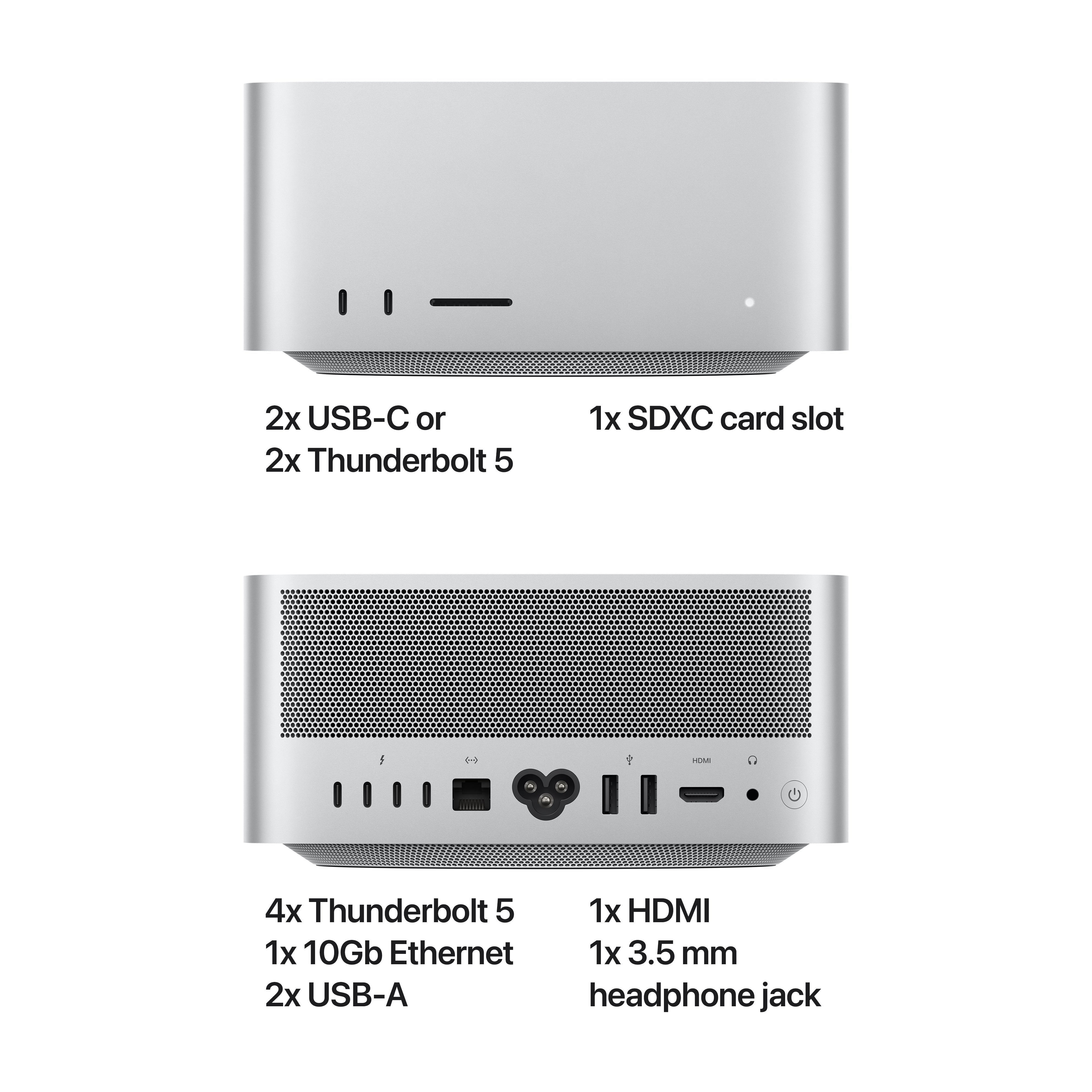Mac Studio: Apple M3 Ultra with 28-core CPU and 60-core GPU, 1TB SSD