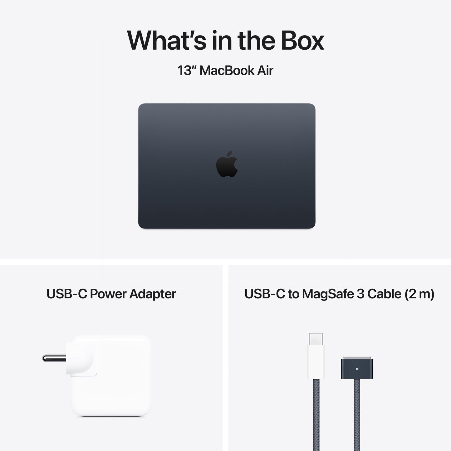 13-inch MacBook Air: Apple M4 chip with 10-core CPU and 10-core GPU, 512GB SSD - Midnight