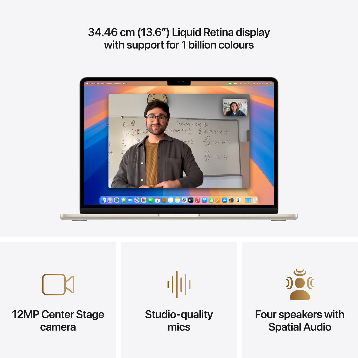 13-inch MacBook Air: Apple M4 chip with 10-core CPU and 10-core GPU, 512GB SSD - Starlight