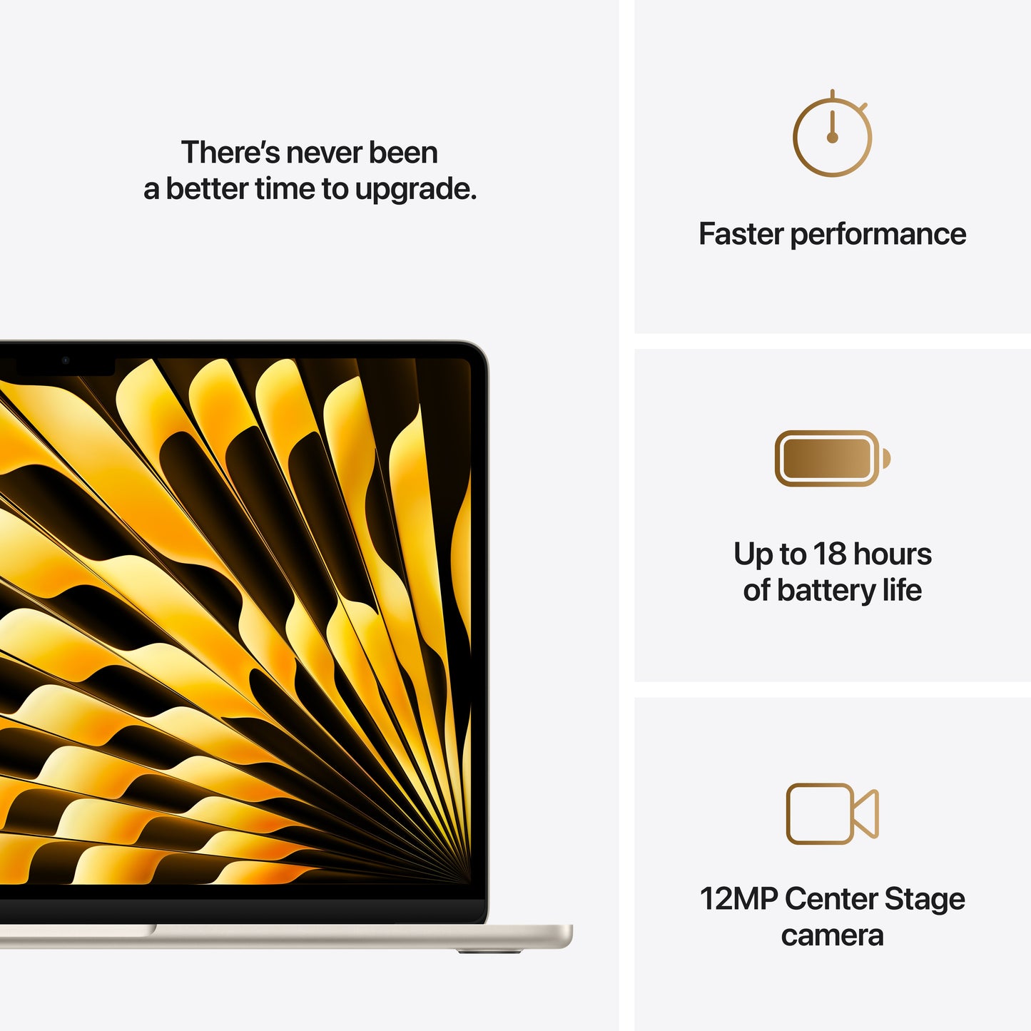 13-inch MacBook Air: Apple M4 chip with 10-core CPU and 10-core GPU, 512GB SSD - Starlight