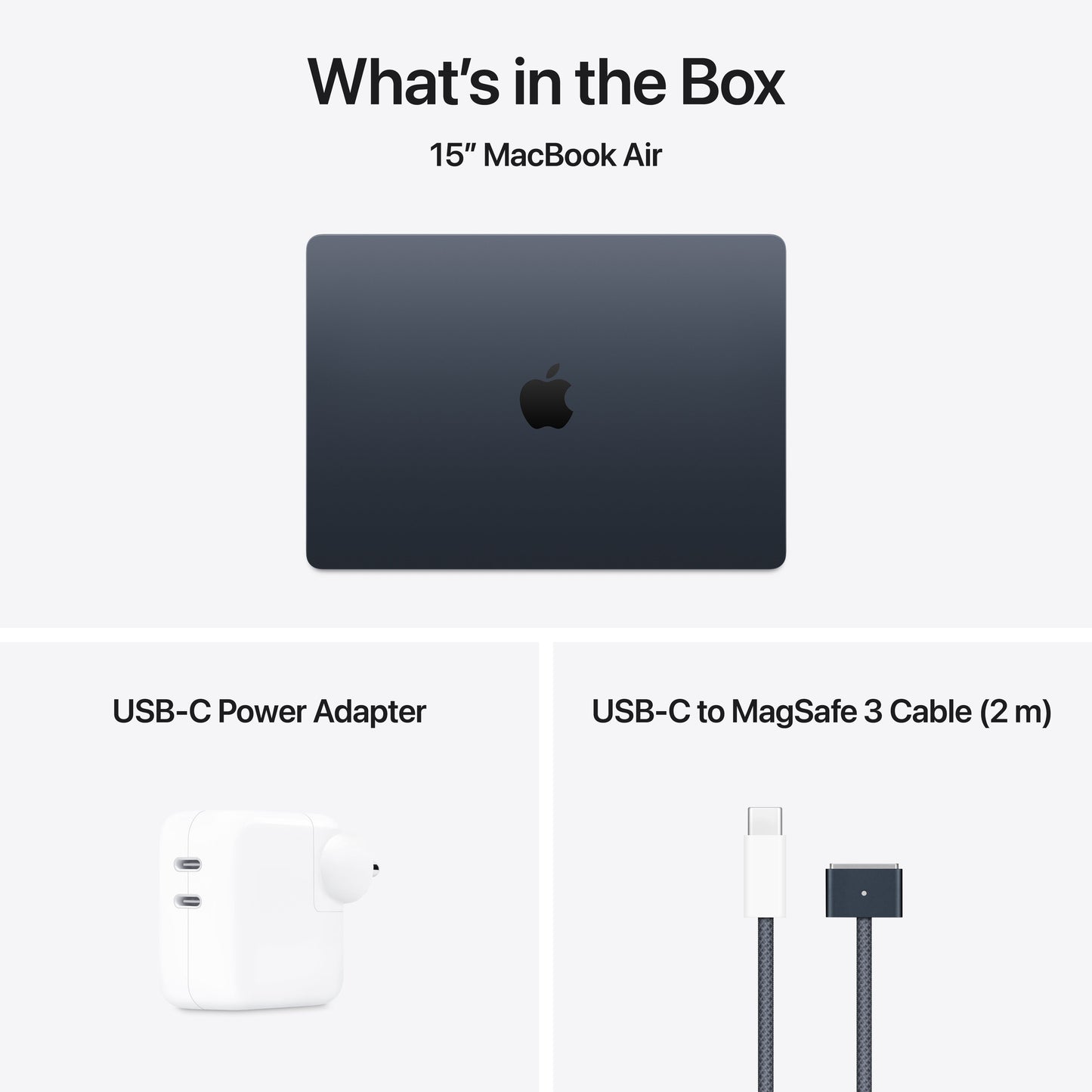 15-inch MacBook Air: Apple M4 chip with 10-core CPU and 10-core GPU, 512GB SSD - Midnight