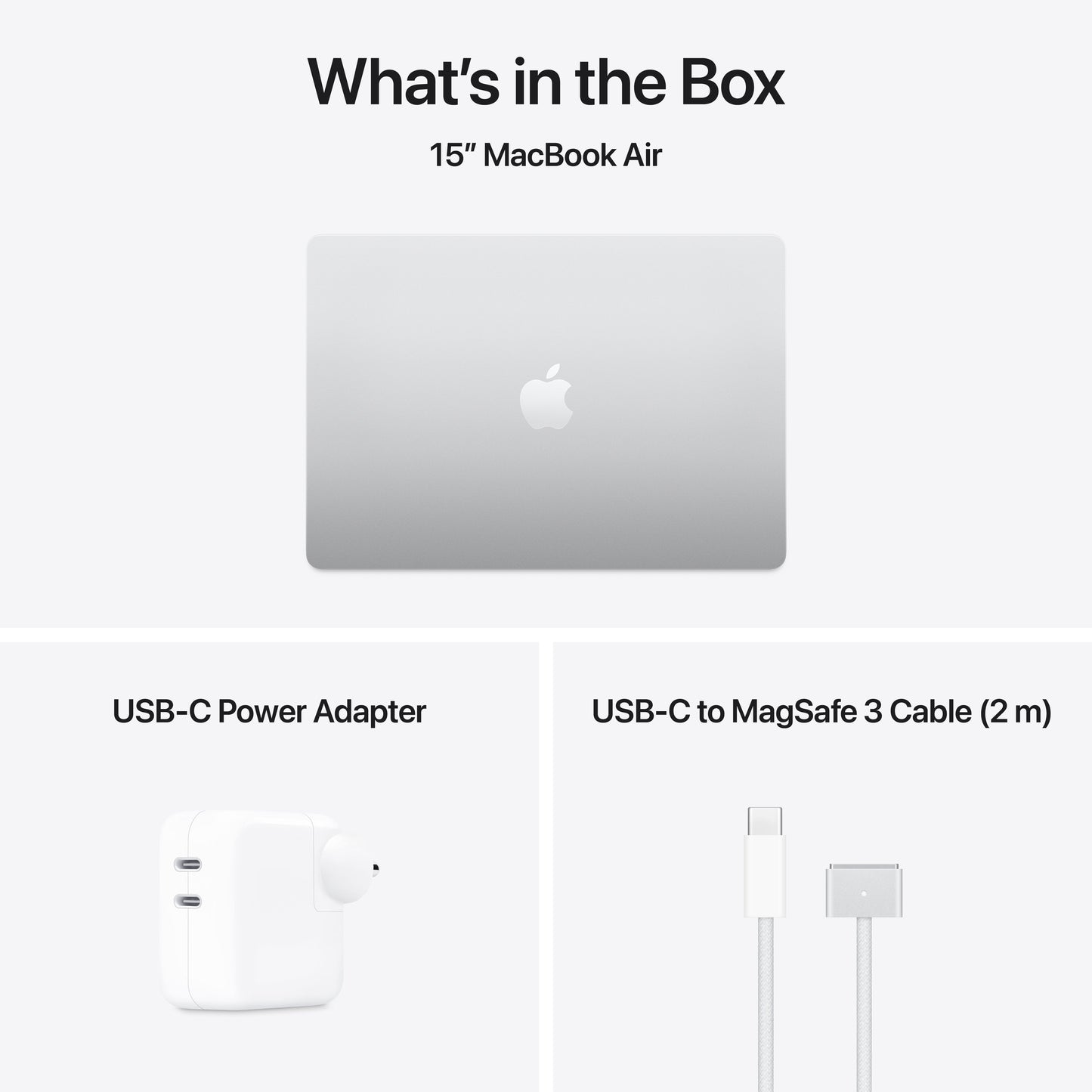 15-inch MacBook Air: Apple M4 chip with 10-core CPU and 10-core GPU, 512GB SSD - Silver