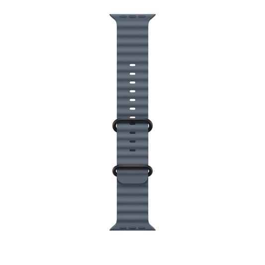 49mm Anchor Blue Ocean Band - Black Titanium Finish