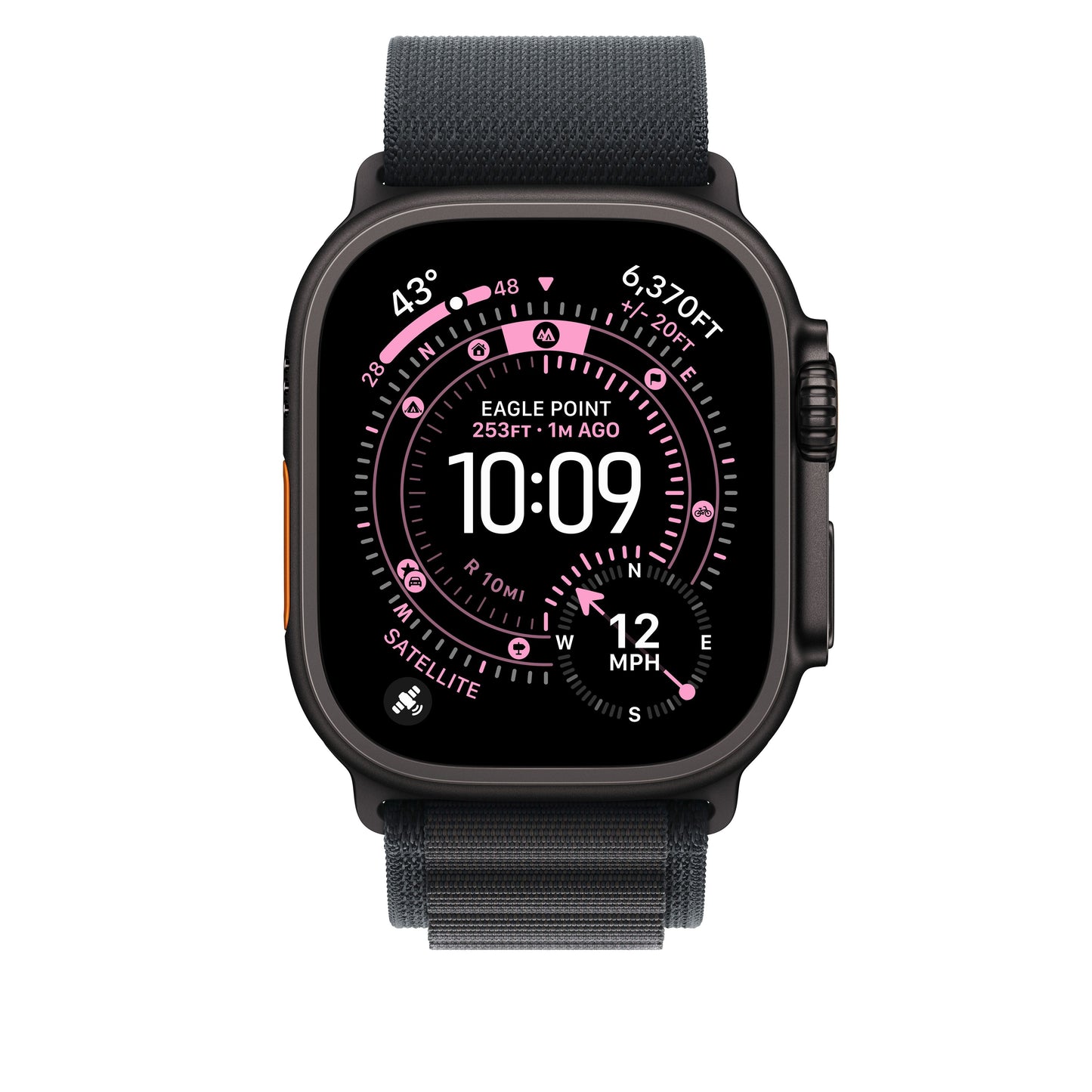 49mm Black Alpine Loop - Large - Black Titanium Finish
