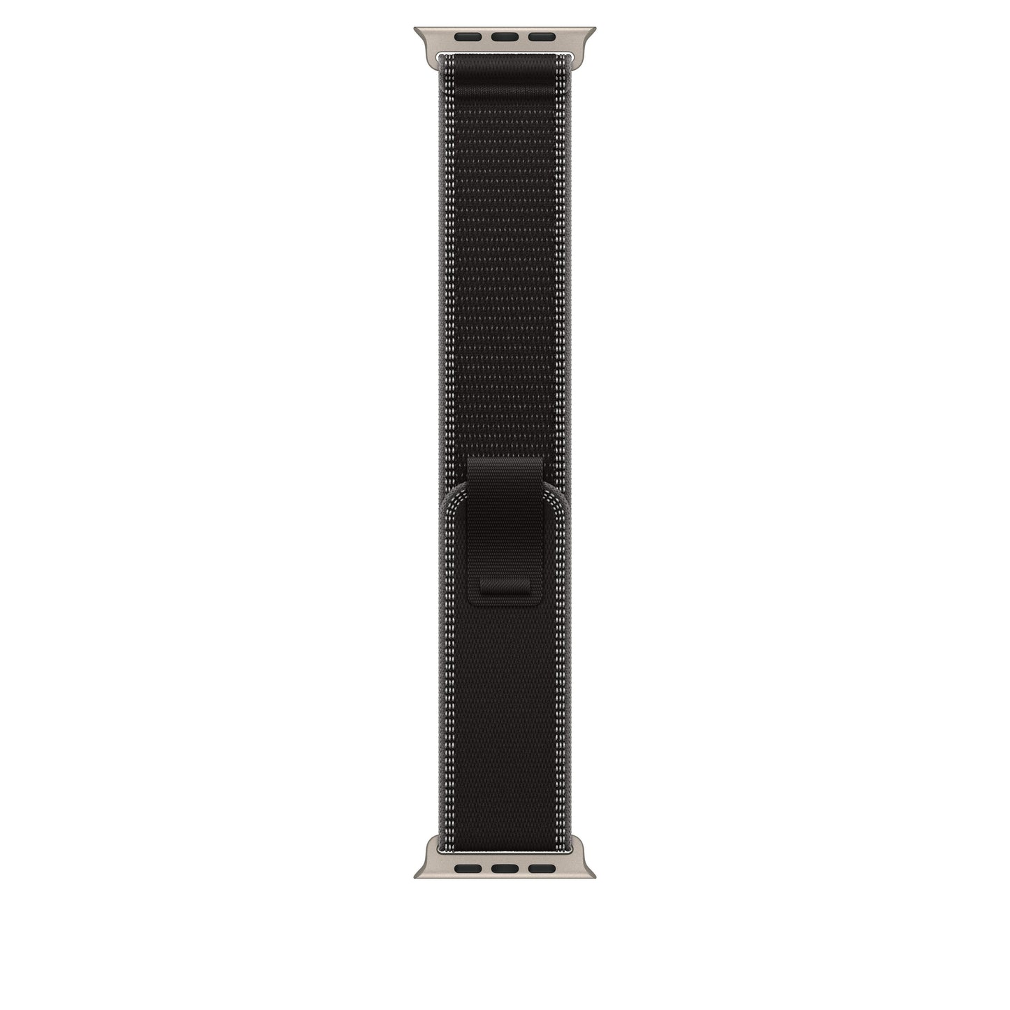 49mm Black/Charcoal Trail Loop – S/M - Natural Titanium Finish