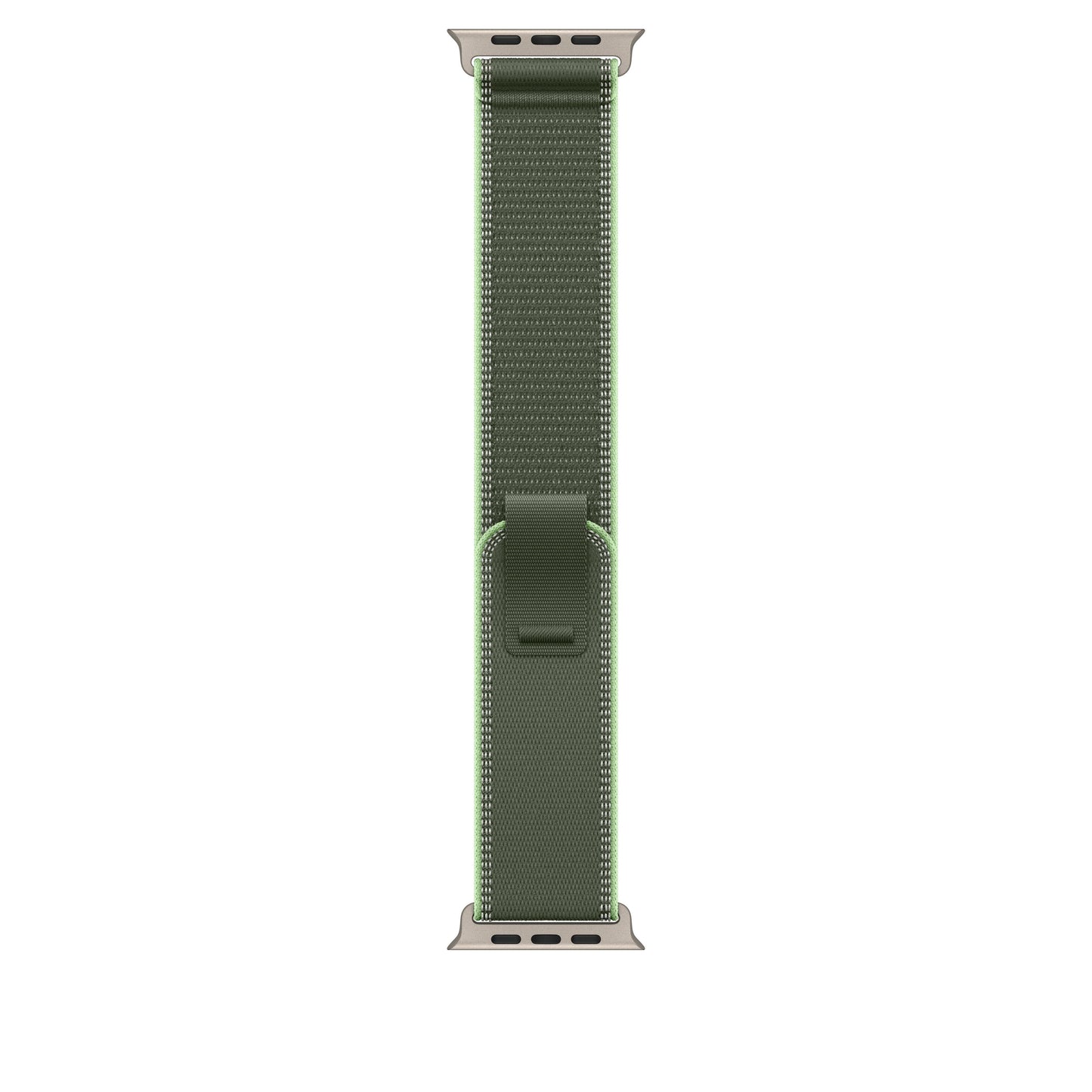49mm Green/Neon Trail Loop – S/M - Natural Titanium Finish