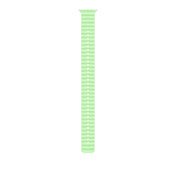 49mm Neon Green Ocean Band Extension - Black Titanium Finish