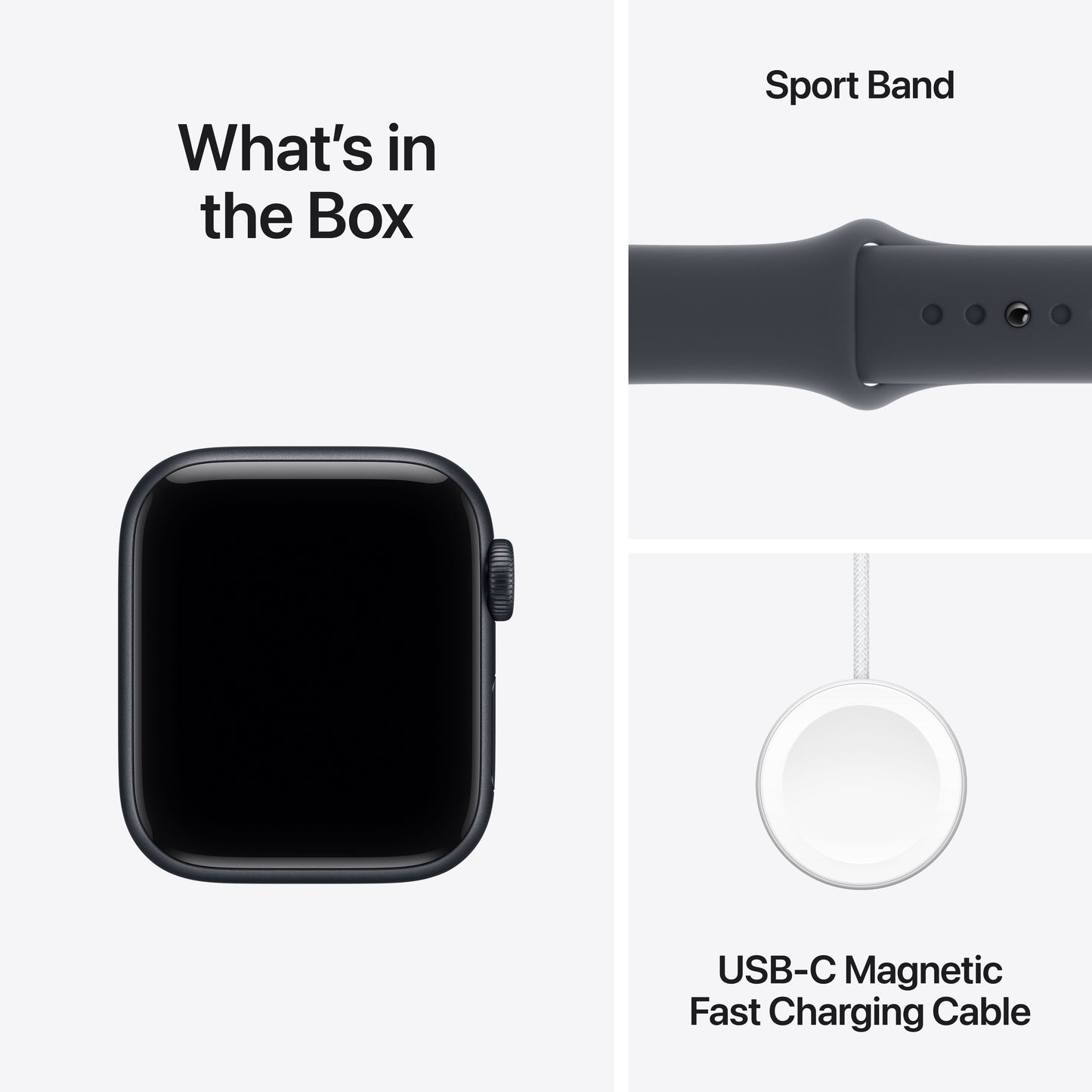 Apple Watch SE 3 GPS + Cellular 40mm Midnight Aluminium Case with Midnight Sport Band - M/L