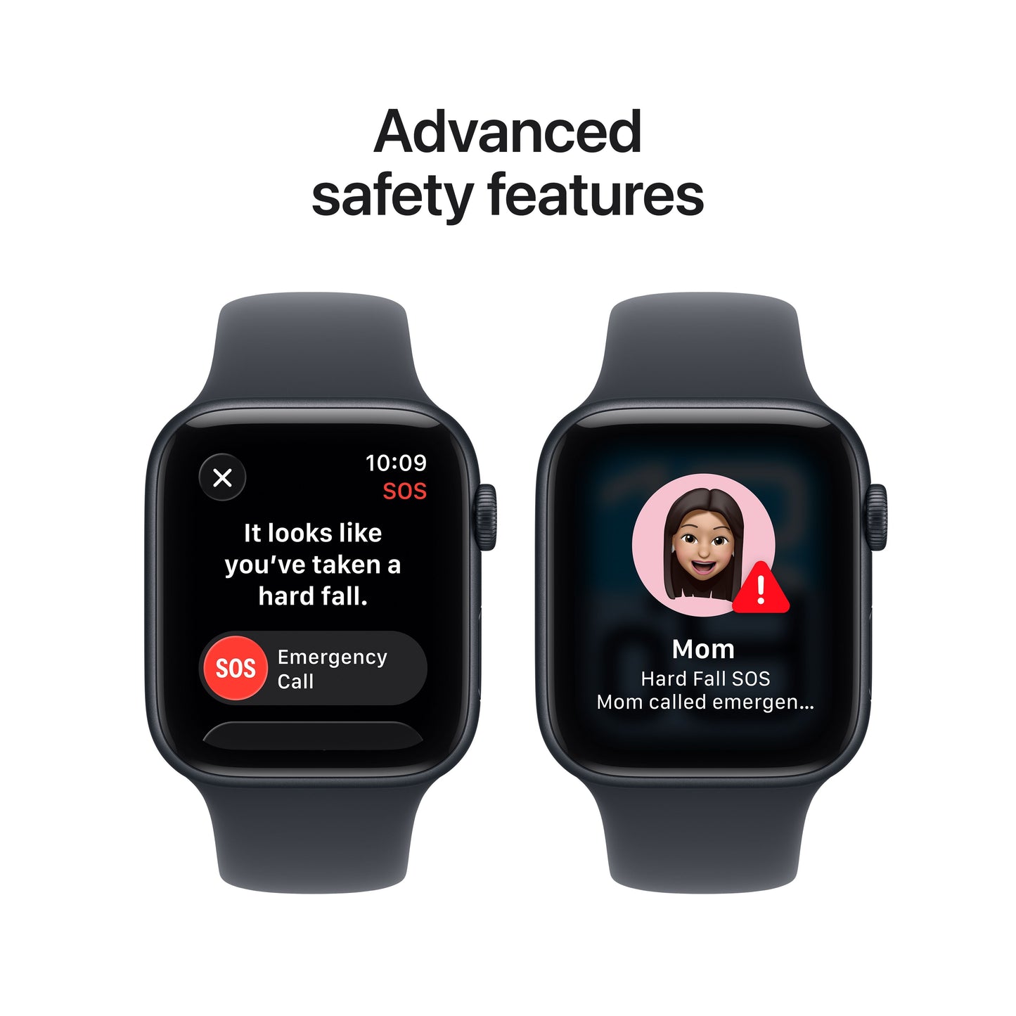 Apple Watch SE 3 GPS 44mm Midnight Aluminium Case with Midnight Sport Band - M/L