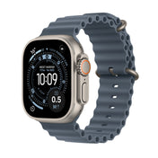 Apple Watch Ultra 3 GPS + Cellular 49mm Natural Titanium Case with Anchor Blue Ocean Band