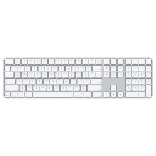 Magic Keyboard with Touch ID and Numeric Keypad for Mac models with Apple silicon (USB‑C) - US English - White Keys