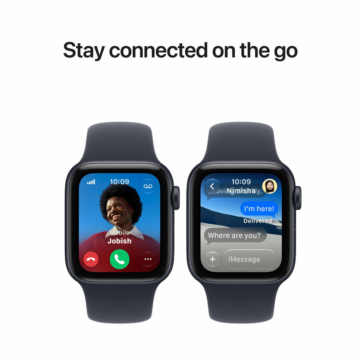 Apple Watch SE 3 GPS + Cellular 40mm Starlight Aluminium Case with Sand Sport Band - S/M