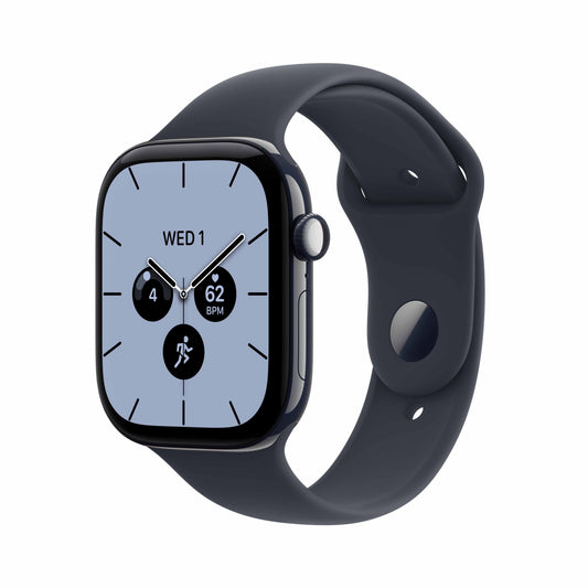 Apple Watch Series 12 GPS + Cellular 46mm Night Blue Ceramic Case with Navy Blue Sport Band - M/L