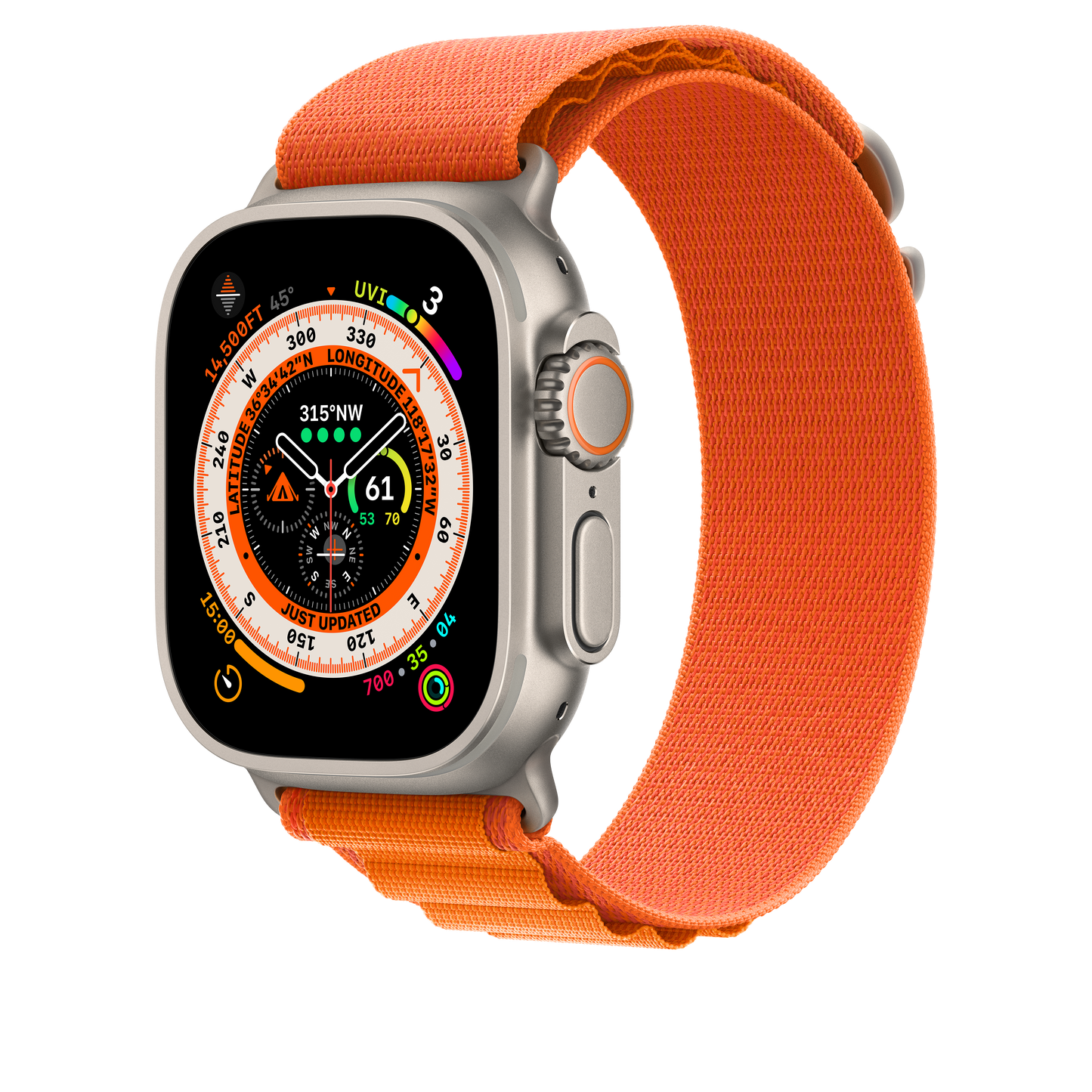 49mm Orange Alpine Loop -Medium
