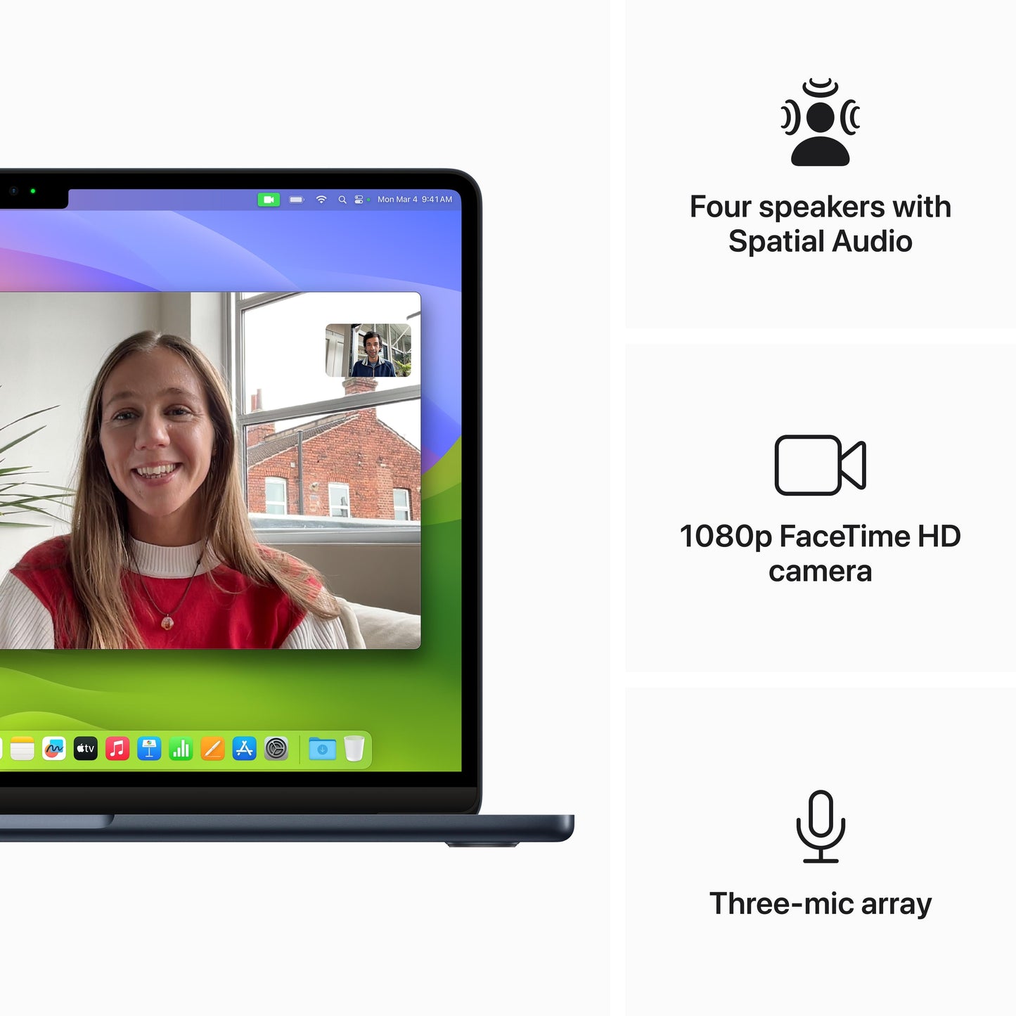 13-inch MacBook Air: Apple M3 chip with 8?core CPU and 8?core GPU, 256GB SSD - Midnight