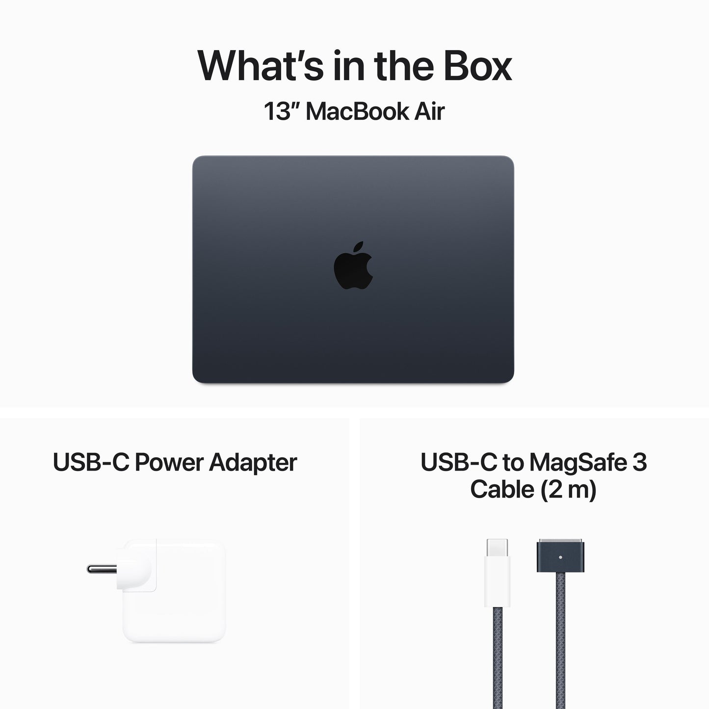 13-inch MacBook Air: Apple M3 chip with 8?core CPU and 8?core GPU, 256GB SSD - Midnight