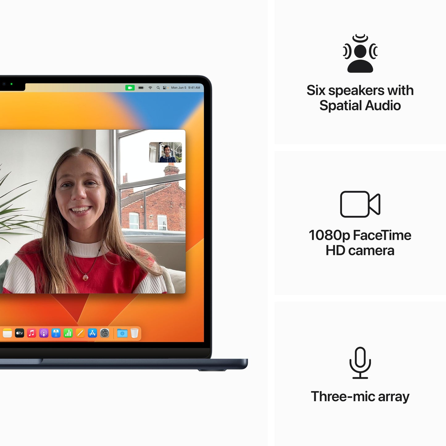 15-inch MacBook Air: Apple M2 chip with 8-core CPU and 10-core GPU, 512GB SSD - Midnight