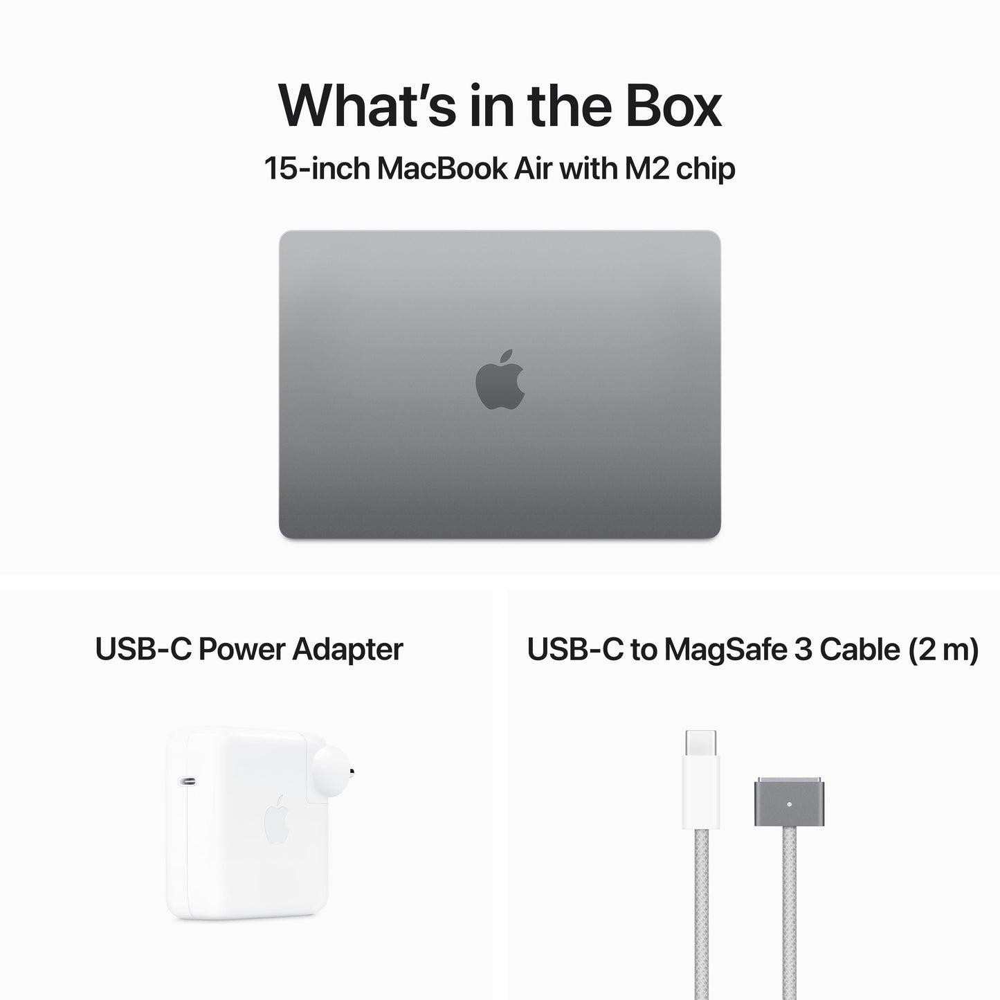 15-inch MacBook Air: Apple M2 chip with 8-core CPU and 10-core GPU, 256GB SSD - Space Grey