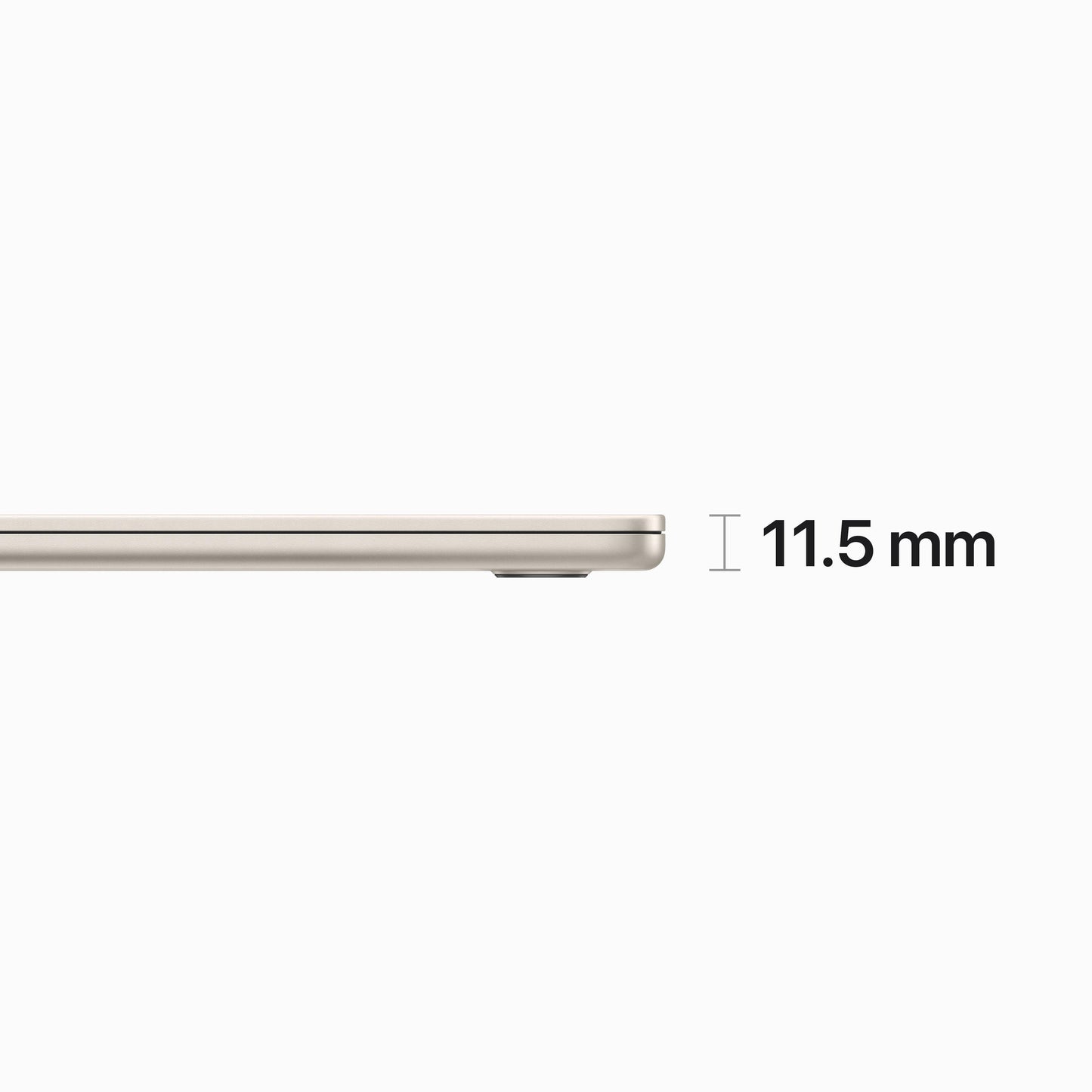 15-inch MacBook Air: Apple M2 chip with 8-core CPU and 10-core GPU, 256GB SSD - Starlight