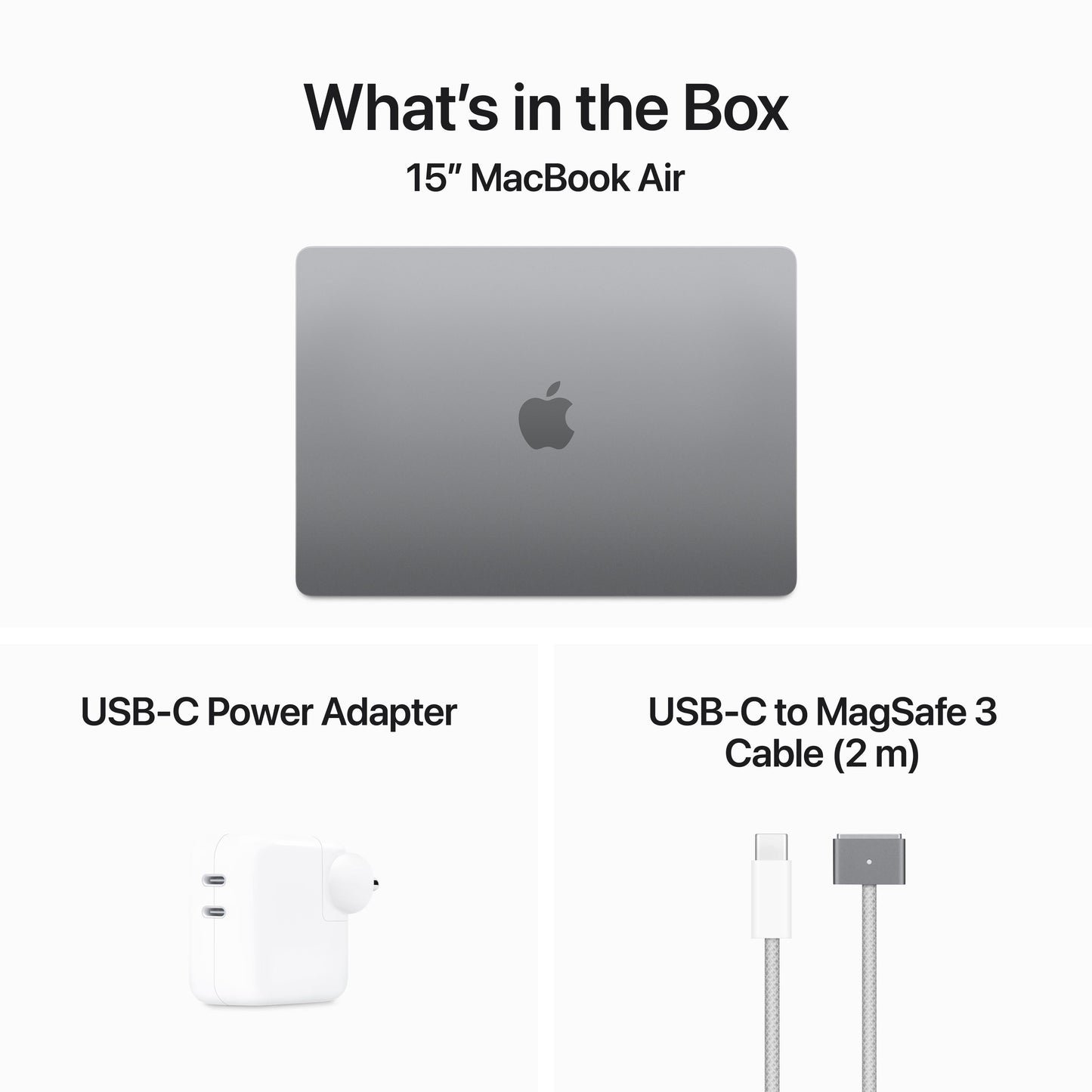15-inch MacBook Air: Apple M3 chip with 8?core CPU and 10?core GPU, 256GB SSD - Space Grey