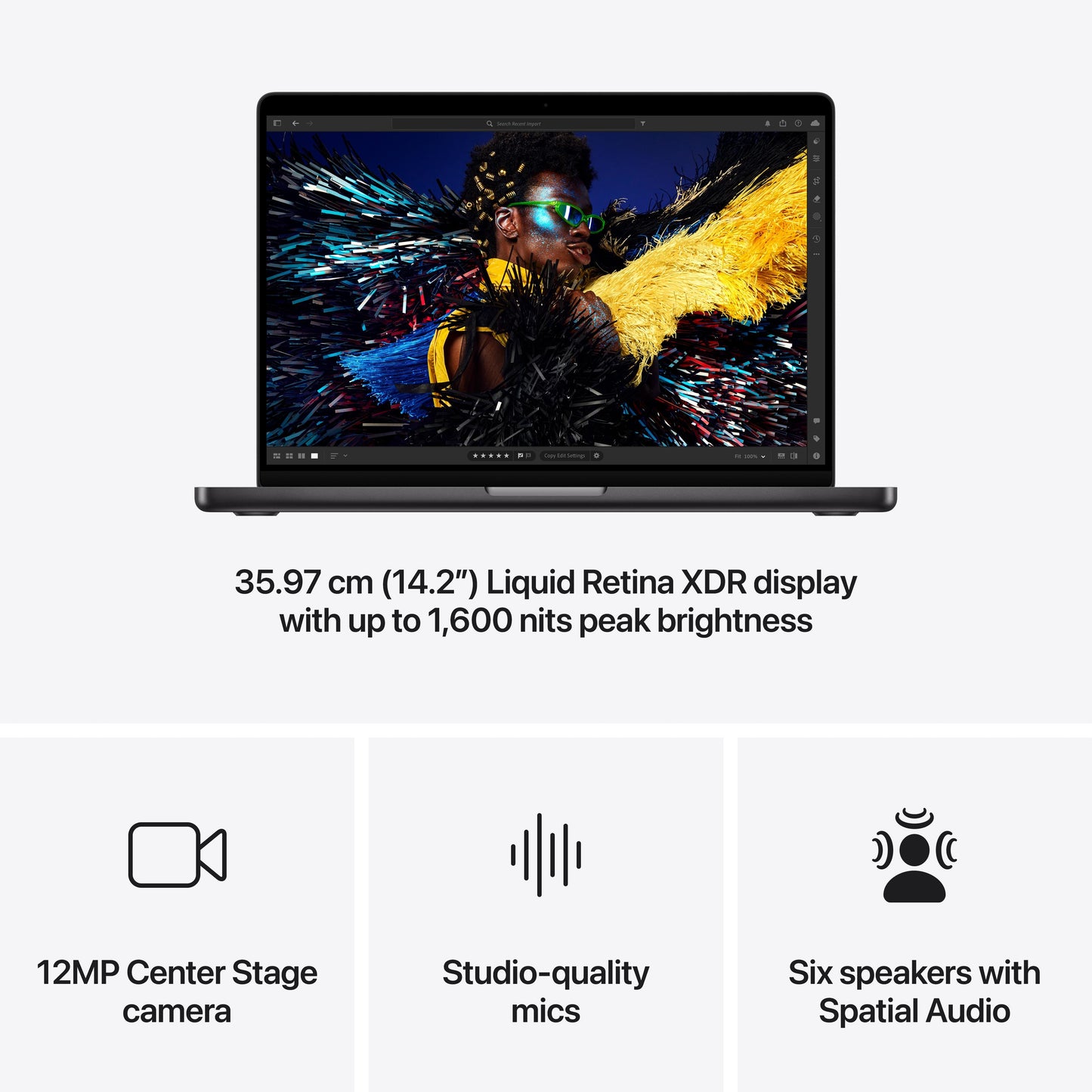14-inch MacBook Pro: Apple M4 Pro chip with 14?core CPU and 20?core GPU, 1TB SSD - Space Black