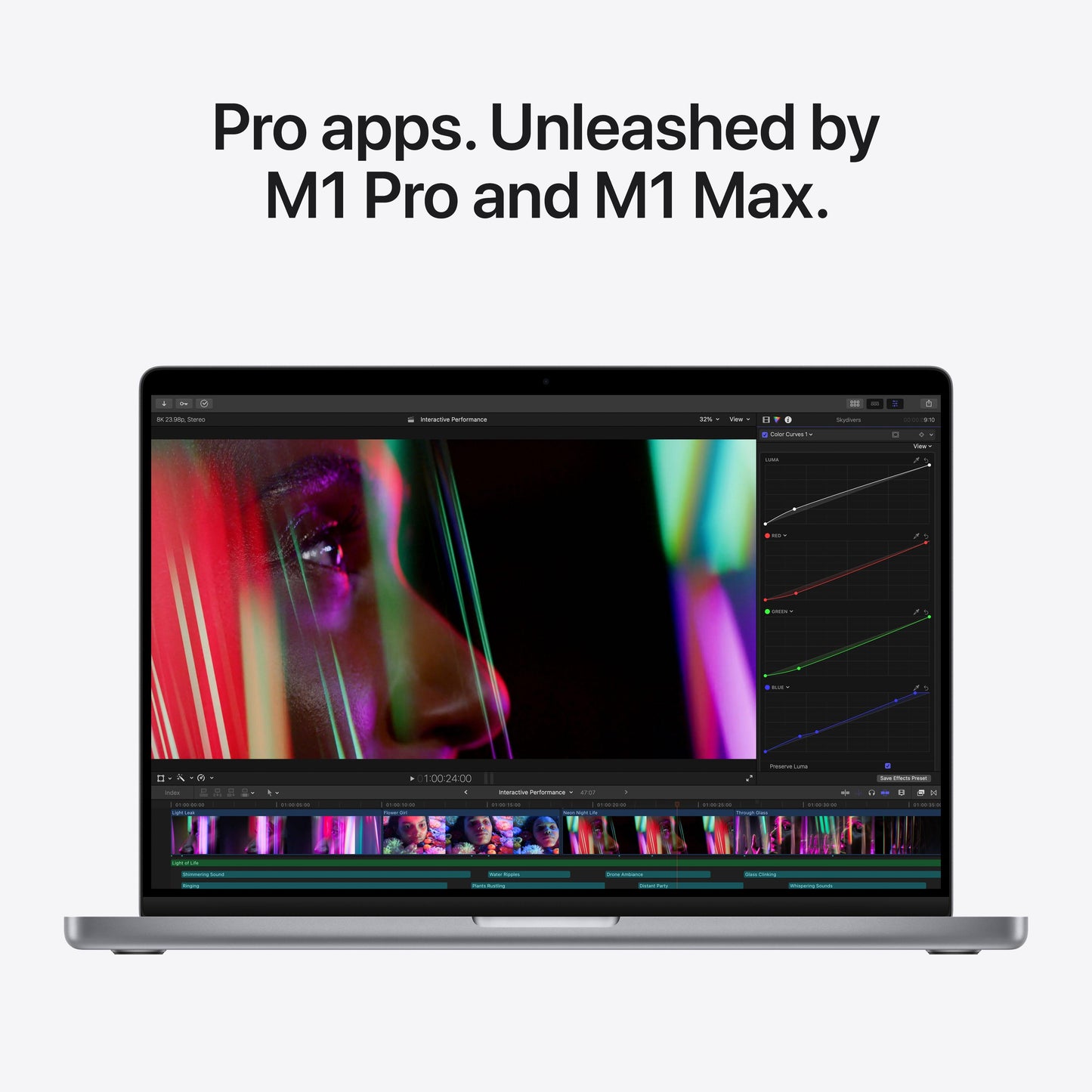 16-inch MacBook Pro: Apple M1 Pro chip with 10?core CPU and 16?core GPU, 1TB SSD - Space Grey