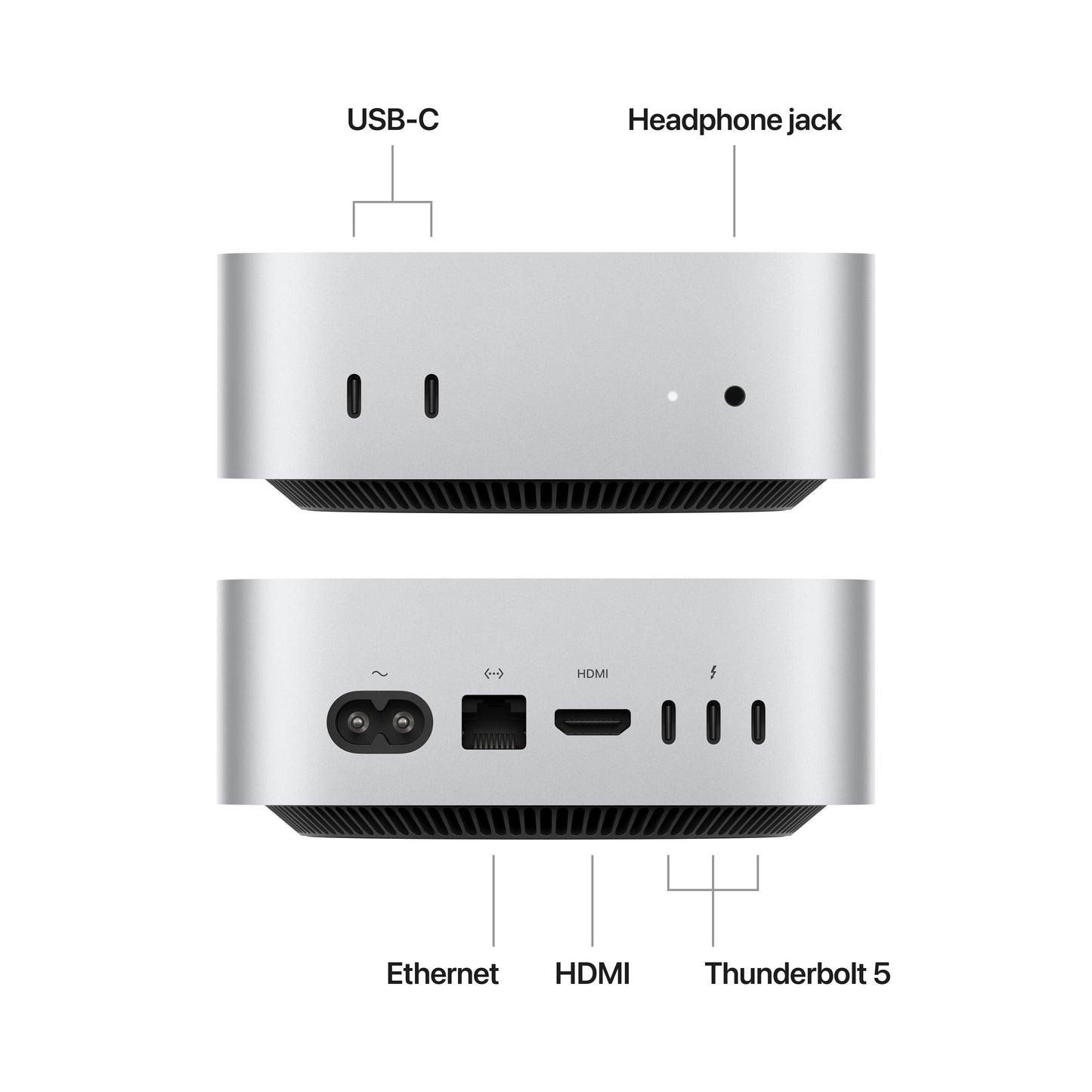 Mac mini: Apple M4 Pro chip with 12-core CPU and 16-core GPU, 512GB SSD - Silver