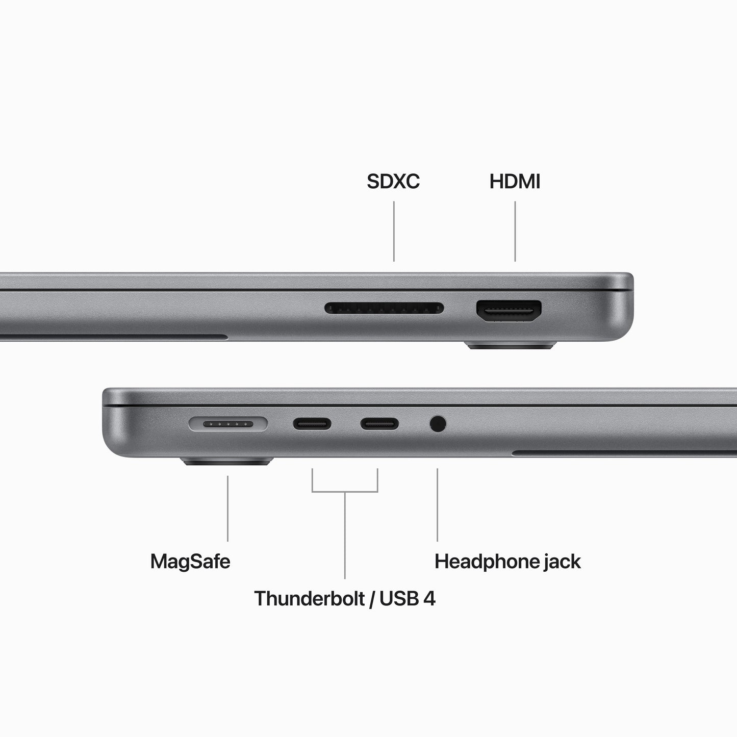 14-inch MacBook Pro: Apple M3 chip with 8?core CPU and 10?core GPU, 512GB SSD - Space Grey