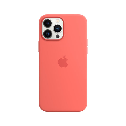 iPhone 13 Pro Max Silicone Case with MagSafe-Pink Pomelo
