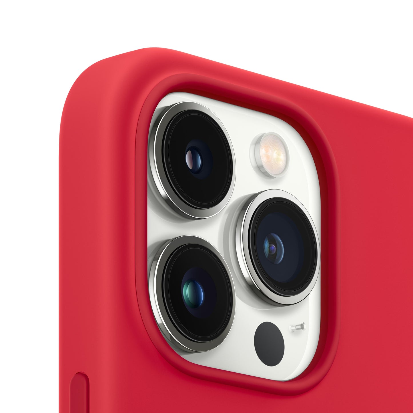 iPhone 13 Pro Silicone Case with MagSafe-(PRODUCT)RED