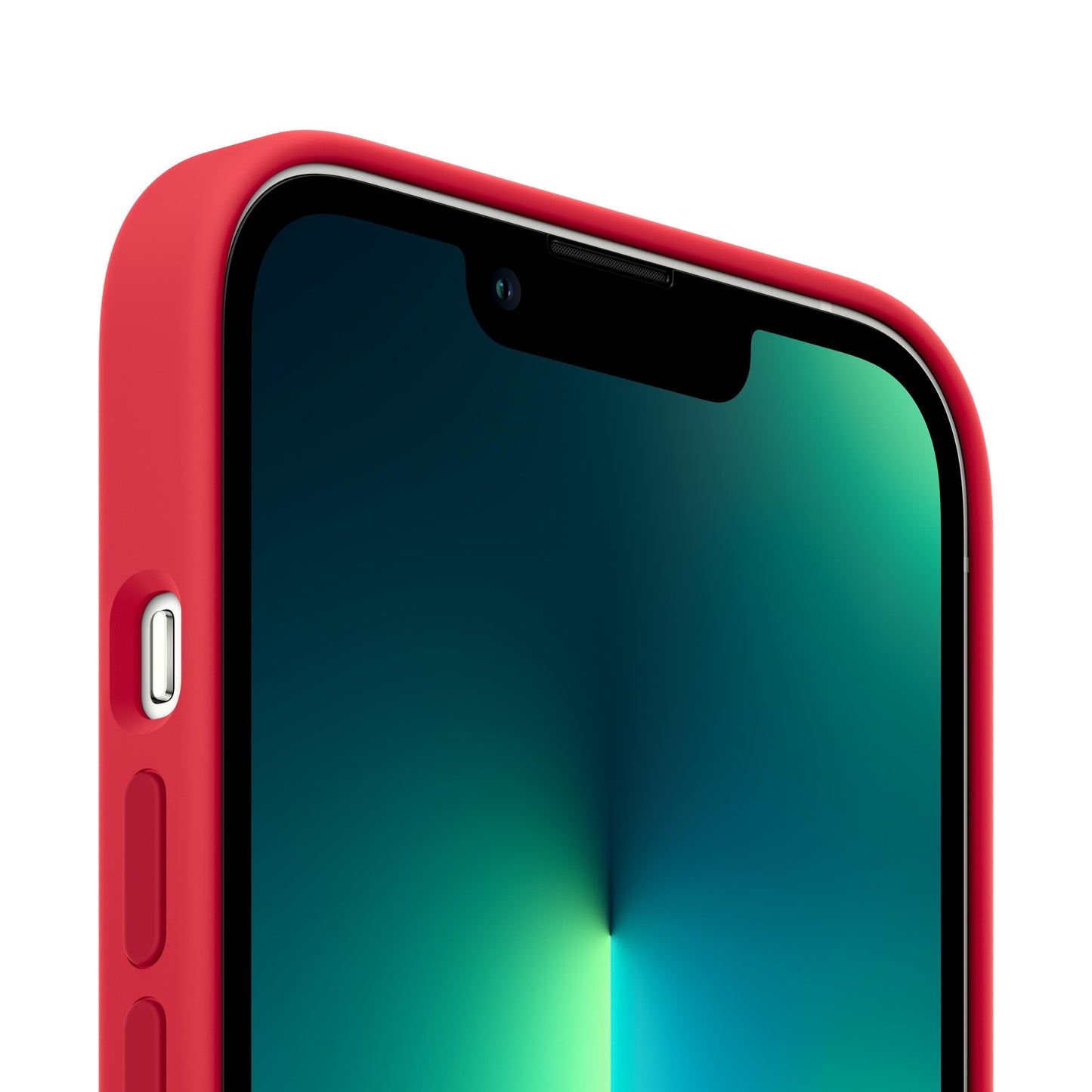 iPhone 13 Pro Max Silicone Case with MagSafe-(PRODUCT)RED