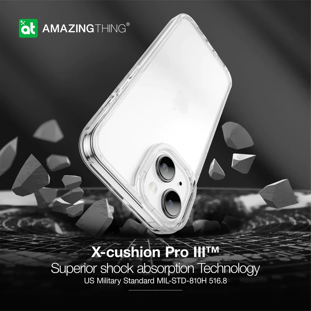 AmazingThing Minimal Drop Proof Case for iPhone 14 - Clear