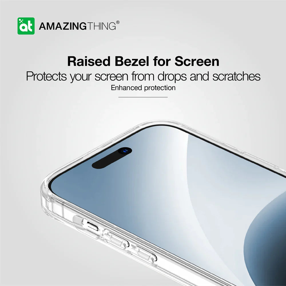 AmazingThing Minimal Drop Proof Case for iPhone 14 - Clear