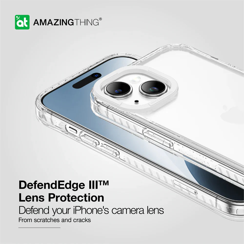 AmazingThing Titan Pro Drop-proof Case for iPhone 15 Plus - Clear