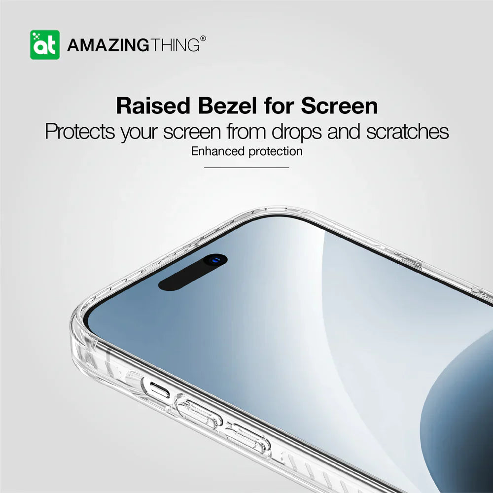 AmazingThing Titan Pro Drop-proof Case for iPhone 14 Pro Max - Clear