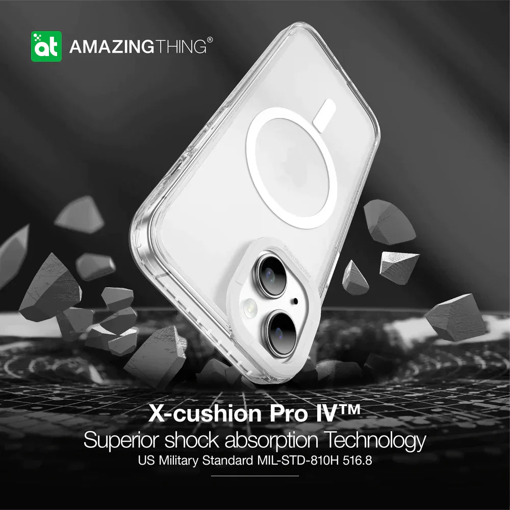 AmazingThings Titan Pro Magnetic Case for iPhone 15 Plus - Clear
